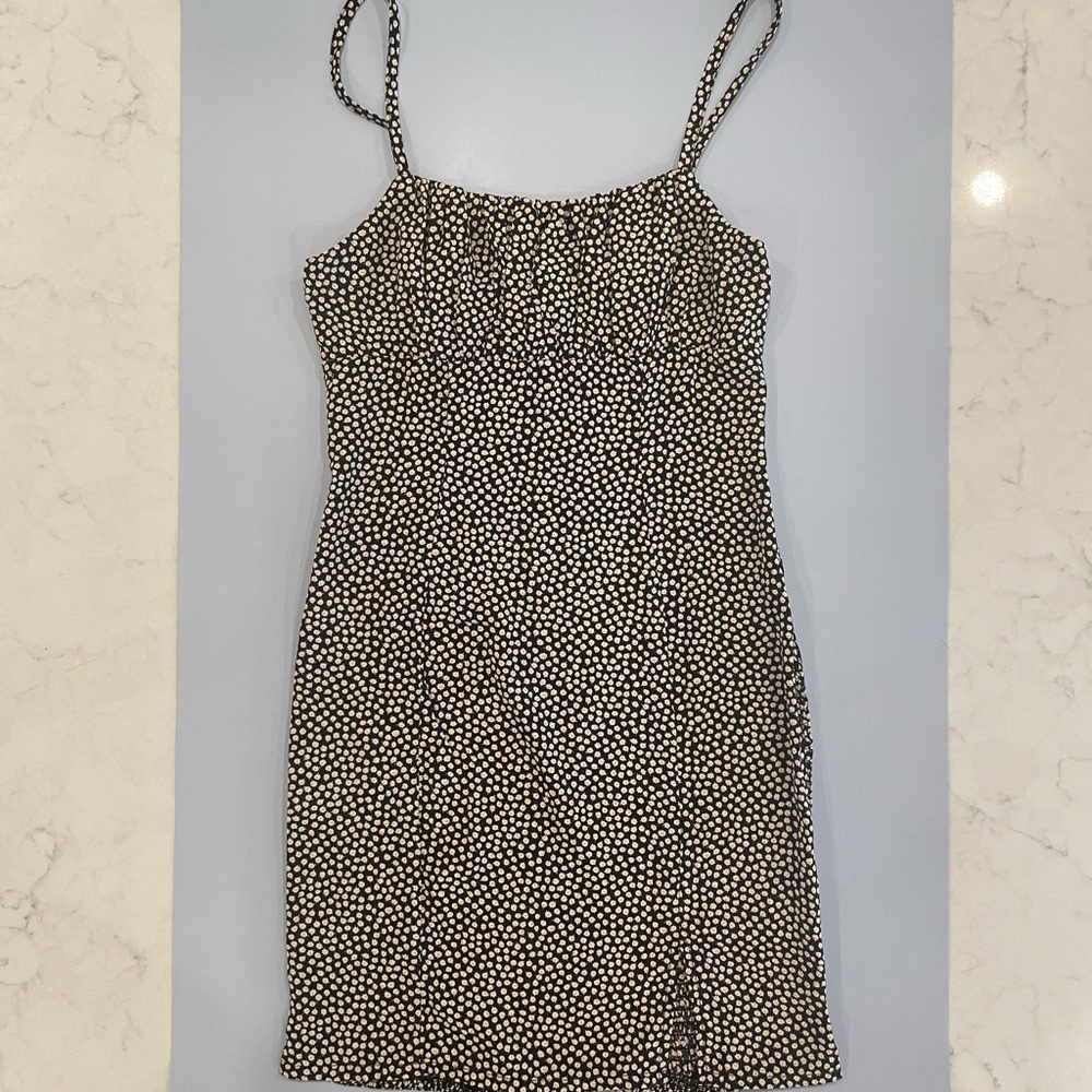 Verge Girl Black & White Floral Mini Dress